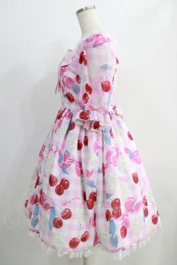 画像2: Angelic Pretty / Sweet Cherry Margaretワンピース Free ピンク H-24-09-26-016-AP-OP-NS-ZH