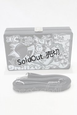 画像1: NieR Clothing / NieR COMIC MINI SHOULDER BAG  ブラック H-24-09-27-001-PU-BG-KB-ZH