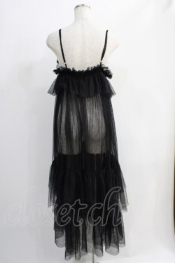 画像3: Candy Stripper / FASCINATION TULLE DRESS  ブラック H-24-09-27-036-PU-OP-KB-ZT100