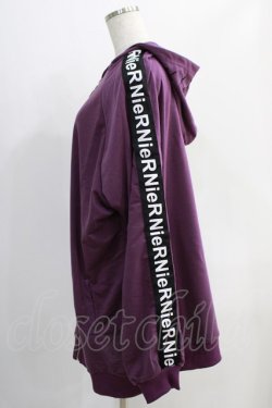 画像2: NieR Clothing / ロゴテープZIPパーカー  パープル H-24-09-27-041-PU-TO-KB-ZH