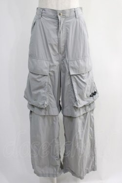 画像1: Candy Stripper / 2WAY NYLON CARGO PANTS  グレー H-24-09-27-051-PU-PA-KB-ZH