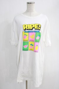 Candy Stripper / FRUITY TEE ONE-PIECE 2 ホワイト H-24-09-27-1018-PU-OP-KB-ZT075