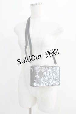 画像4: NieR Clothing / NieR COMIC MINI SHOULDER BAG  ブラック H-24-09-27-001-PU-BG-KB-ZH