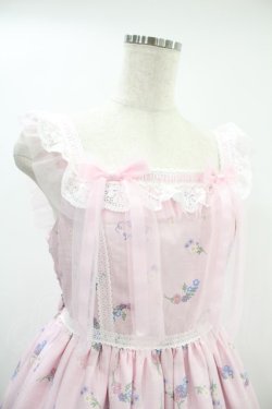 画像4: Angelic Pretty / Flower Kittenジャンパースカート Free ピンク H-24-09-28-008-AP-OP-NS-ZH