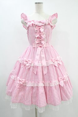 画像1: Angelic Pretty / マーガレットドールジャンパースカート Free ピンク H-24-09-28-011-AP-OP-NS-ZH