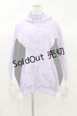 Candy Stripper / HEART SWITCHED BLOUSON  ラベンダー H-24-09-29-049-PU-JA-KB-ZH