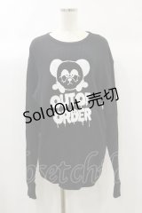 Candy Stripper / OUT OF ORDER WAFFLE L/S TEE 2 黒 H-24-09-29-034-PU-TS-KB-ZH