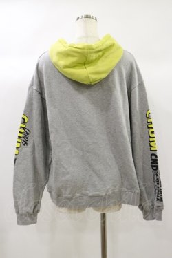 画像2: Candy Stripper / CANDYS CHUM BICOLOR HOODIE  グレー H-24-09-29-039-PU-TO-KB-ZH