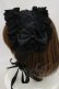 画像2: ATELIER PIERROT / Lace-up Frill Headdress  ブラック H-24-10-01-013-EL-AC-KB-ZH (2)