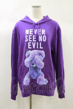 画像1: MILKBOY / NEVER SEE NO EVIL HOODIE M パープル H-24-10-01-042-MB-TO-KB-ZH