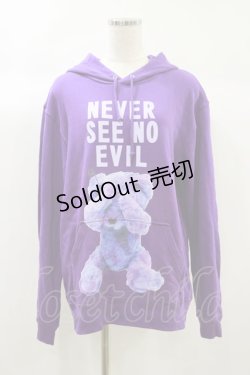 画像1: MILKBOY / NEVER SEE NO EVIL HOODIE M パープル H-24-10-01-042-MB-TO-KB-ZH