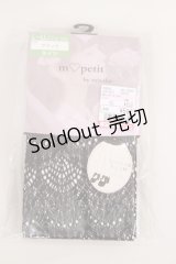 m petit by misako / AMマーメイド風レース柄タイツ  ブラック H-24-10-02-1002-LO-ZA-NS-ZH