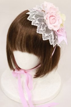 画像1: BABY,THE STARS SHINE BRIGHT / Pearl Bouquetヘッドドレス  ピンク H-24-10-02-1004-BA-AC-NS-ZH