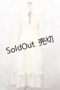 Maison de FLEUR Petite Robe canone / オードブル前のワンピース S Ivory H-24-10-02-1025-EL-OP-NS-ZH