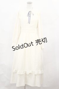 Maison de FLEUR Petite Robe canone / オードブル前のワンピース S Ivory H-24-10-02-1025-EL-OP-NS-ZH