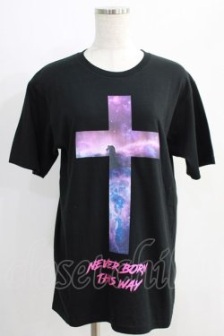 画像1: MILKBOY / CROSS Tシャツ M ブラック H-24-10-03-030-MB-TO-KB-ZT201