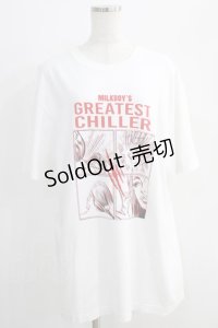 MILKBOY / CHILLER T-SHIRTS  白 H-24-10-03-034-MB-TO-KB-ZT201