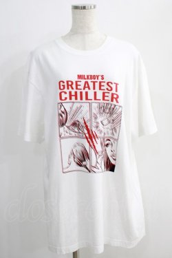 画像1: MILKBOY / CHILLER T-SHIRTS  白 H-24-10-03-034-MB-TO-KB-ZT201