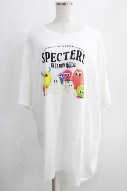 画像1: Candy Stripper / THE SPECTERS BIG Tシャツ 2 白 H-24-10-03-042-PU-TO-KB-ZT201