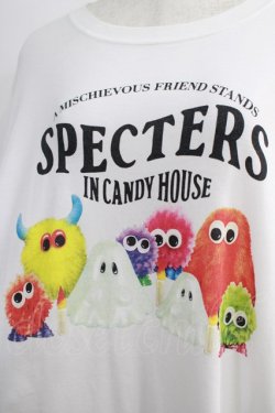 画像4: Candy Stripper / THE SPECTERS BIG Tシャツ 2 白 H-24-10-03-042-PU-TO-KB-ZT201