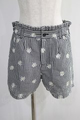 Candy Stripper / DAISY SHORT PANTS M 黒 H-24-10-03-016-PU-PA-KB-ZH