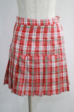 画像1: Candy Stripper / CHECK PLEATS MINI SKIRT S  H-24-10-03-017-PU-SK-KB-ZH