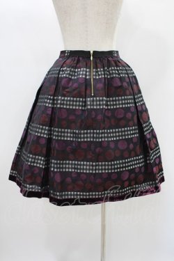 画像2: Jane Marple / Victorian Jacquard mini-skirt Free パープル H-24-10-04-1019-JM-SK-NS-ZH