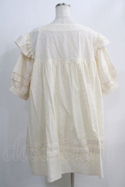 画像3: Maison de FLEUR Petite Robe canone / エンジェルショルダースモックワンピース Free off white H-24-10-05-072-EL-OP-NS-ZH