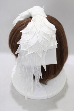 画像2: MR corset / JACQUARD BIG RIBBON ANGEL  白 H-24-10-06-012-PU-AC-KB-ZH