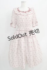 Melody BasKet / Little dot heartワンピース M レッド H-24-10-06-016-LO-OP-KB-ZH