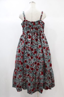 画像2: Jane Marple Dans Le Saｌon / Winter daisy strap dress  グレー H-24-10-07-016-JM-OP-KB-ZH