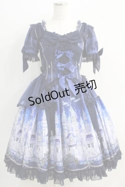 画像1: Angelic Pretty / Castle Mirage Dress Free ネイビー H-24-10-08-001-AP-OP-NS-ZH