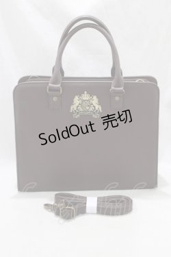 画像1: metamorphose / プレート付きBAG  ブラウン H-24-10-08-042-ME-BG-NS-ZH