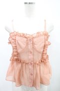 Candy Stripper / SEE THROUGH BUSTIER  ピンク H-24-10-08-1024-PU-TO-KB-ZH