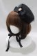 画像1: Amavel / Vintage Doll カクテルハット  ブラック H-24-10-08-071-CA-AC-NS-ZH (1)