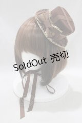 Angelic Pretty / Melty Ribbon ChocolateミニHAT  ビター H-24-10-08-075-AP-AC-NS-ZH