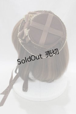 画像2: Angelic Pretty / Melty Ribbon ChocolateミニHAT  ビター H-24-10-08-075-AP-AC-NS-ZH