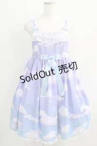 Angelic Pretty / Misty Sky Brilliant ColorジャンパースカートSet Free Aqua Symphony H-24-10-09-037-AP-OP-NS-ZH