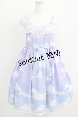 画像1: Angelic Pretty / Misty Sky Brilliant ColorジャンパースカートSet Free Aqua Symphony H-24-10-09-037-AP-OP-NS-ZH