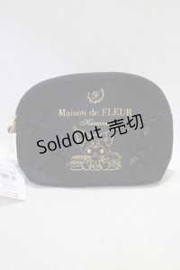 Maison de FLEUR / サンリオキャラクターズコラボ クロミポーチ  ブラック H-24-10-09-004-LO-ZA-NS-ZH