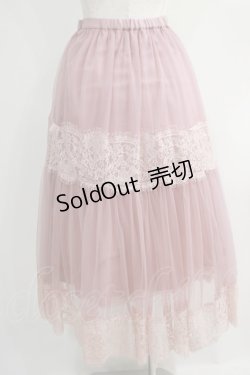 画像3: MISTREASS / Tulle Skirt Free ピンク H-24-10-09-046-GO-SK-NS-ZH