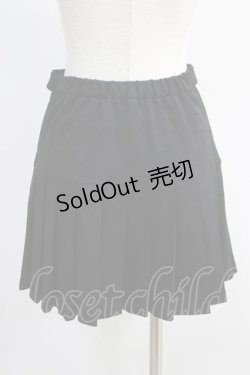 画像3: M me eme / Suede pleated skirt Free ブラック H-24-10-09-064-GO-SK-NS-ZH