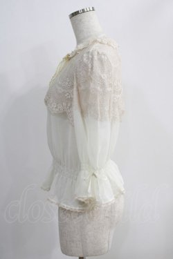 画像2: Angelic Pretty / Noble Laceブラウス Free アイボリー H-24-10-09-073-AP-BL-NS-ZH