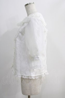 画像2: mellfy memory / Like a dream lace ブラウス M ホワイト H-24-10-09-078-LO-BL-NS-ZH