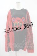 Candy Stripper / HILARIOUS BEAR KNIT  レッド H-24-10-10-049-PU-TO-KB-ZH