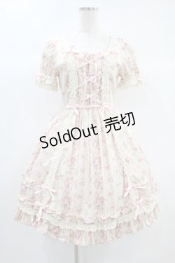 画像1: Angelic Pretty / 花柄ワンピース（旧タグ） Free アイボリー H-24-10-10-1007-AP-OP-NS-ZH