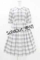 Emily Temple cute / Sailor Tartanワンピース  ネイビー H-24-10-10-021-ET-OP-KB-ZH