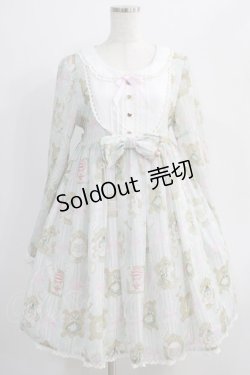 画像1: Angelic Pretty / Upside Down Story アリス ワンピース L サックス H-24-10-11-036-AP-OP-NS-ZH