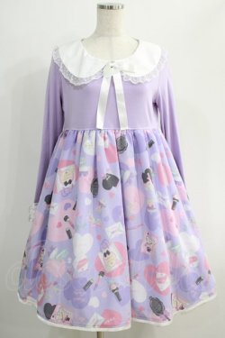 画像1: Angelic Pretty / Lovely Shoppingカットワンピース Free ラベンダー H-24-10-11-037-AP-OP-NS-ZH