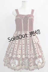 Angelic Pretty / Wonder Queenビスチェ風ジャンパースカート Free ワイン H-24-10-11-041-AP-OP-NS-ZH